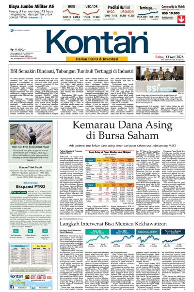 Kontan Harian - 13 Mei 2026