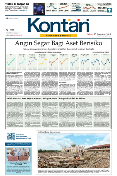 Kontan Harian - 20 Desember 2025