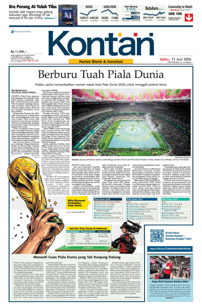 Kontan Harian - 13 Juni 2026