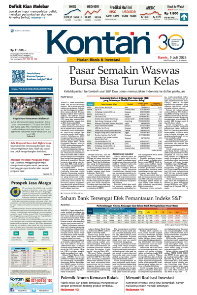 Kontan Harian - 09 Juli 2026