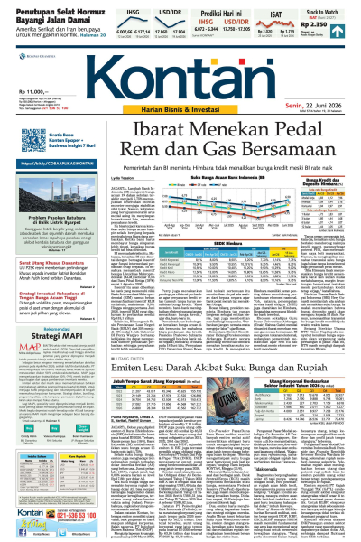 Kontan Harian - 22 Juni 2026