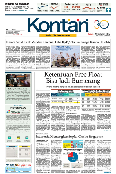 Kontan Harian - 26 Oktober 2026