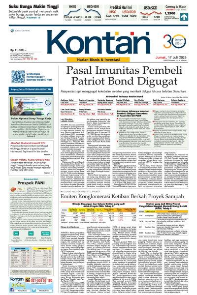 Kontan Harian - 17 Juli 2026