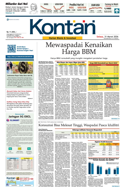 Kontan Harian - 31 Maret 2026