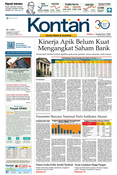 Kontan Harian - 01 September 2026