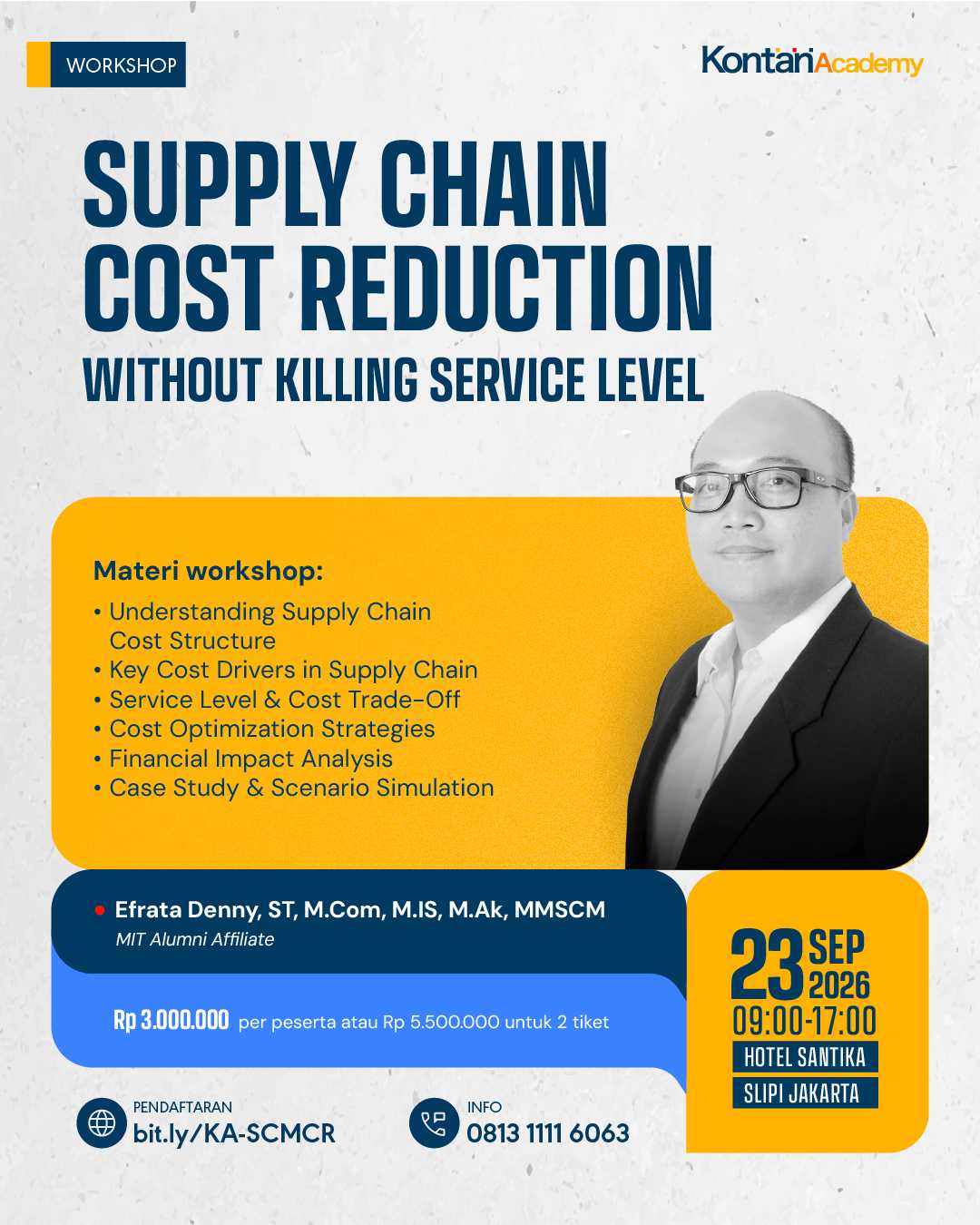 Supply Chain Cost Reduction Without Killing Service Level