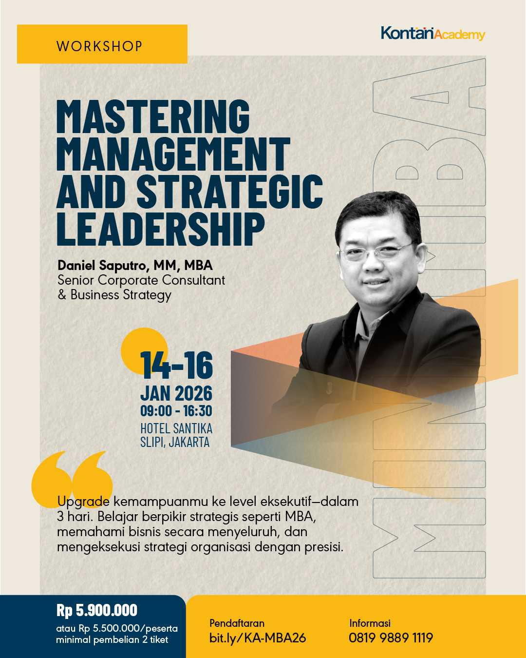 Mastering Management and Strategic Leadership (MiniMBA 2025)