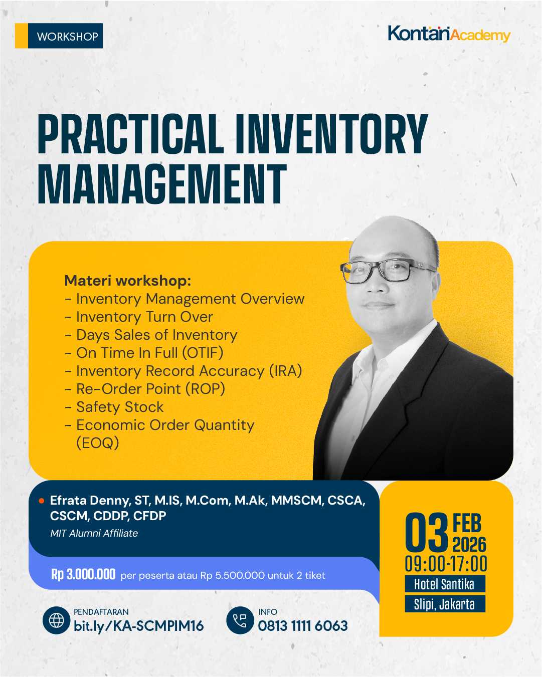 Supply Chain Management on Practical Inventory Management (SCMPIM)