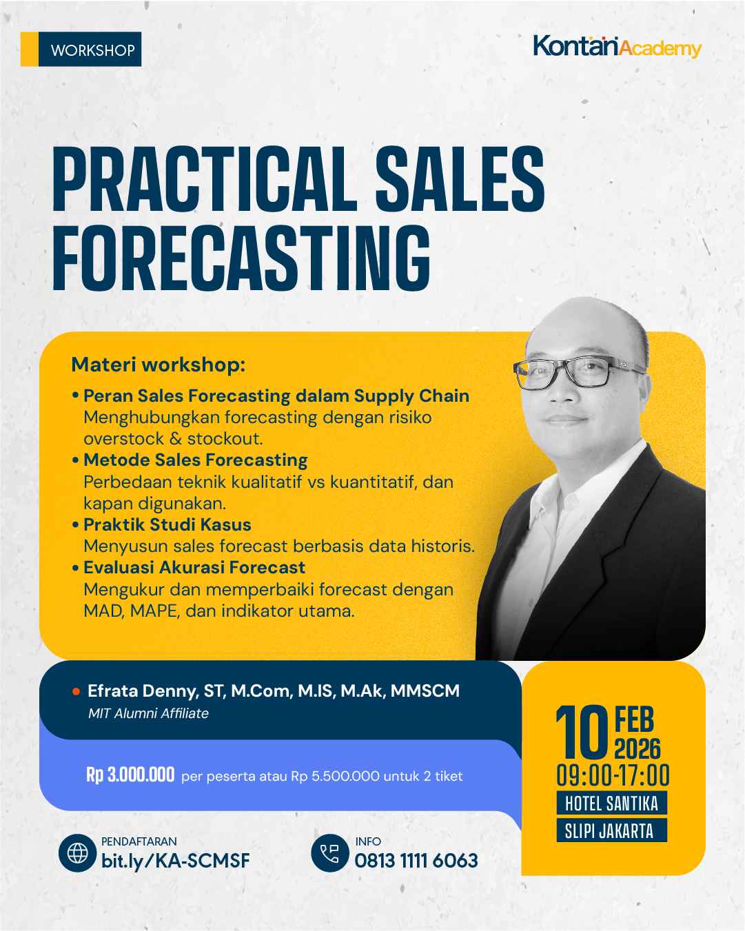 Supply Chain Management on Practical Sales Forecasting (SCMPSF)