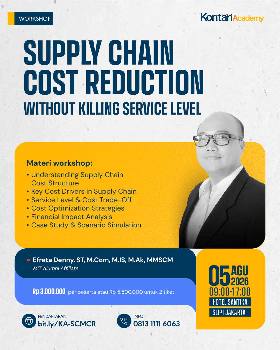 Supply Chain Cost Reduction Without Killing Service Level