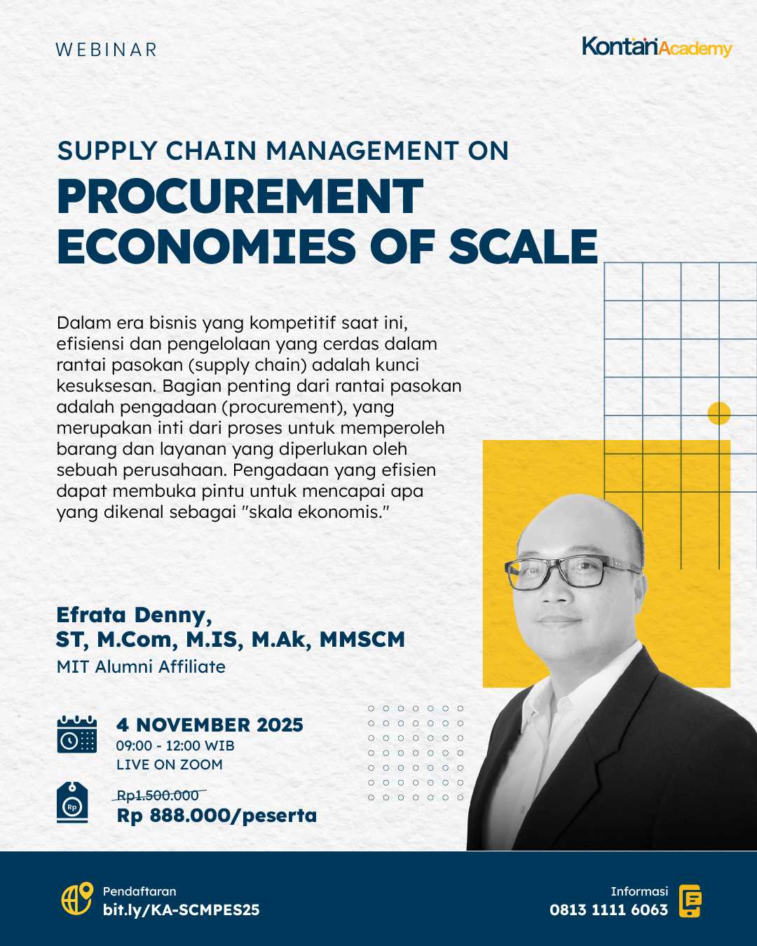 Supply Chain Management on Procurement Economies of Scale (SCMPES)