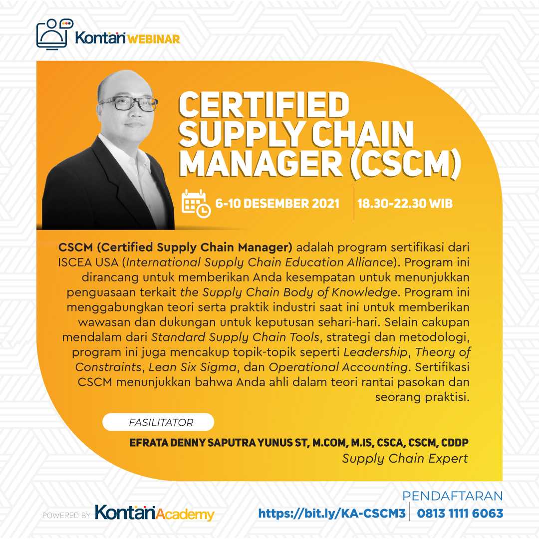 Certified Supply Chain Manager (CSCM) Batch 3