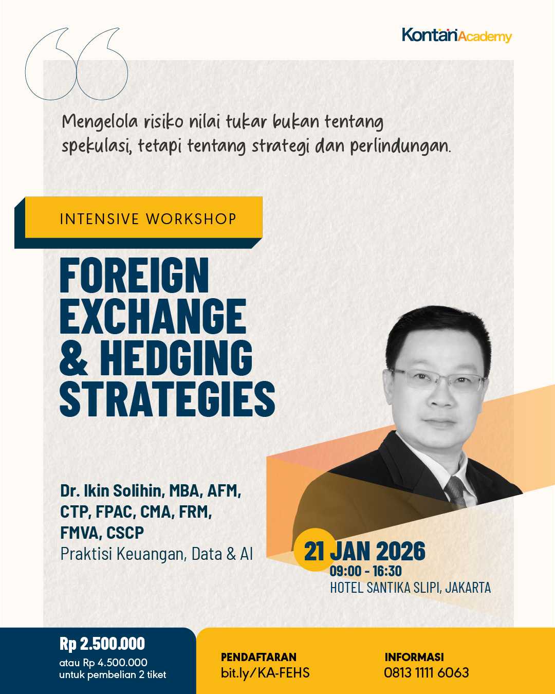 [Intensive Workshop] Foreign Exchange & Hedging Strategies