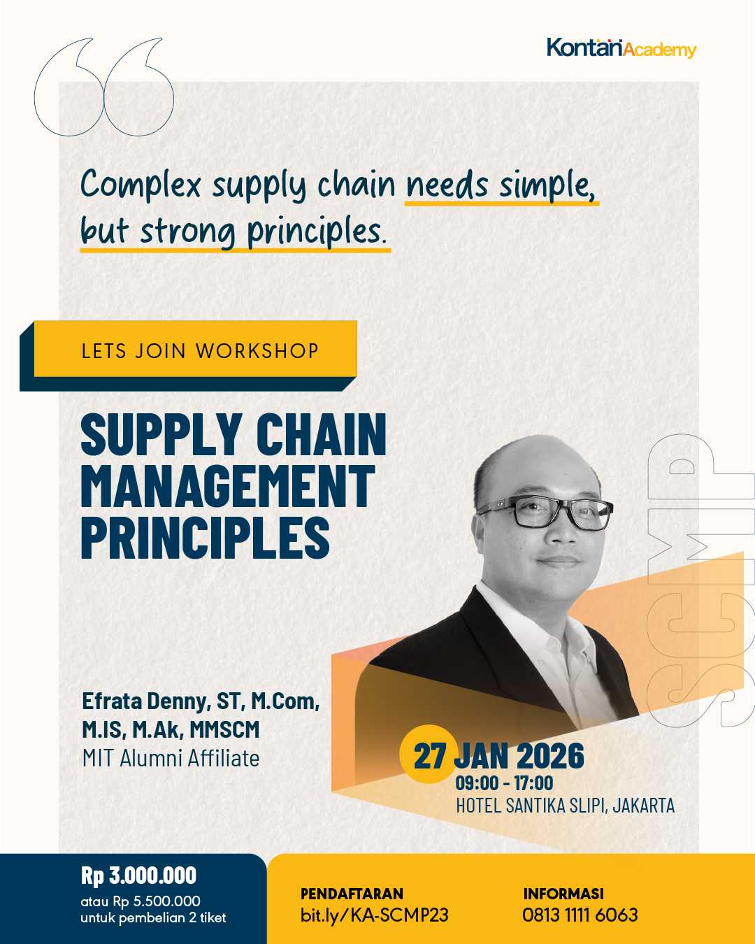 Supply Chain Management Principles (SCMP)