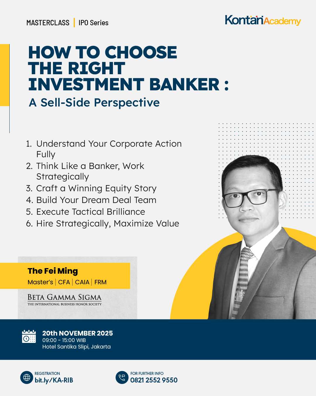 HOW TO CHOOSE THE RIGHT INVESTMENT BANKER : A Buy-Side Perspective