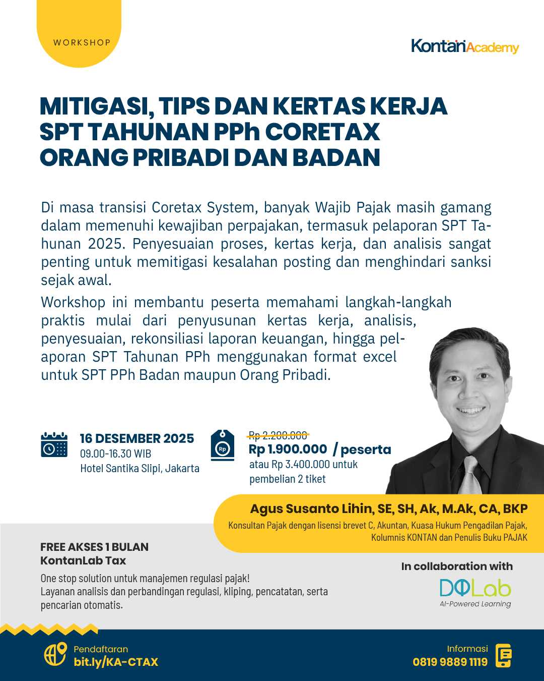 Mitigasi, Tips, dan Kertas Kerja SPT Tahunan PPh Coretax Orang Pribadi dan Badan