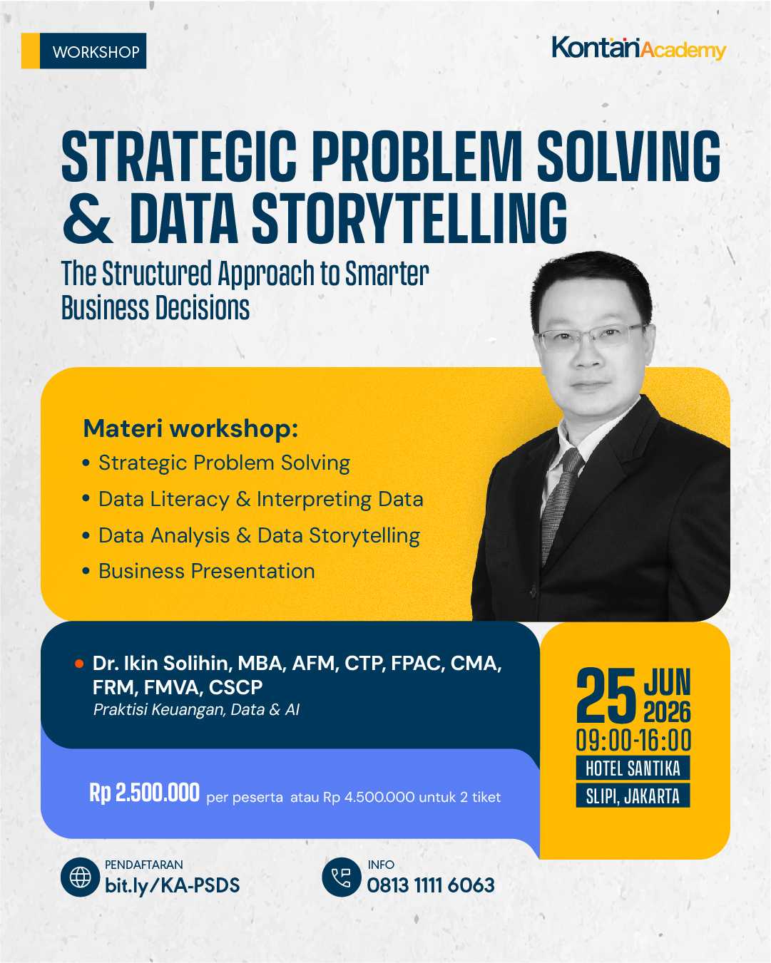 [Intensive Workshop] Strategic Problem Solving & Data Storytelling