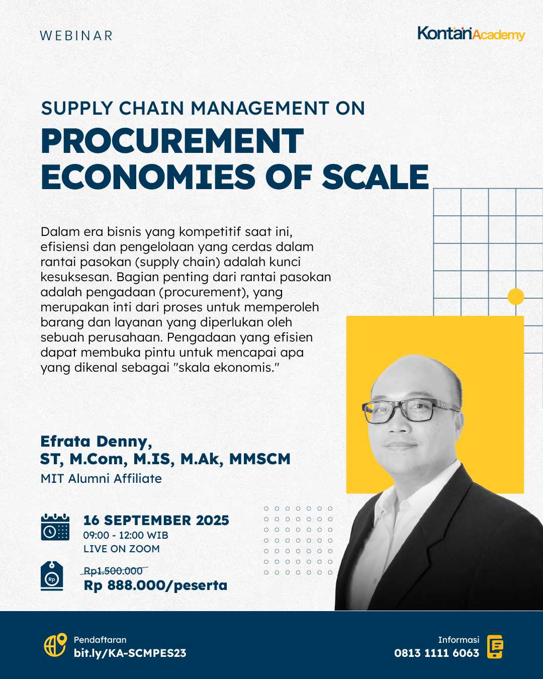 Supply Chain Management on Procurement Economies of Scale (SCMPES)
