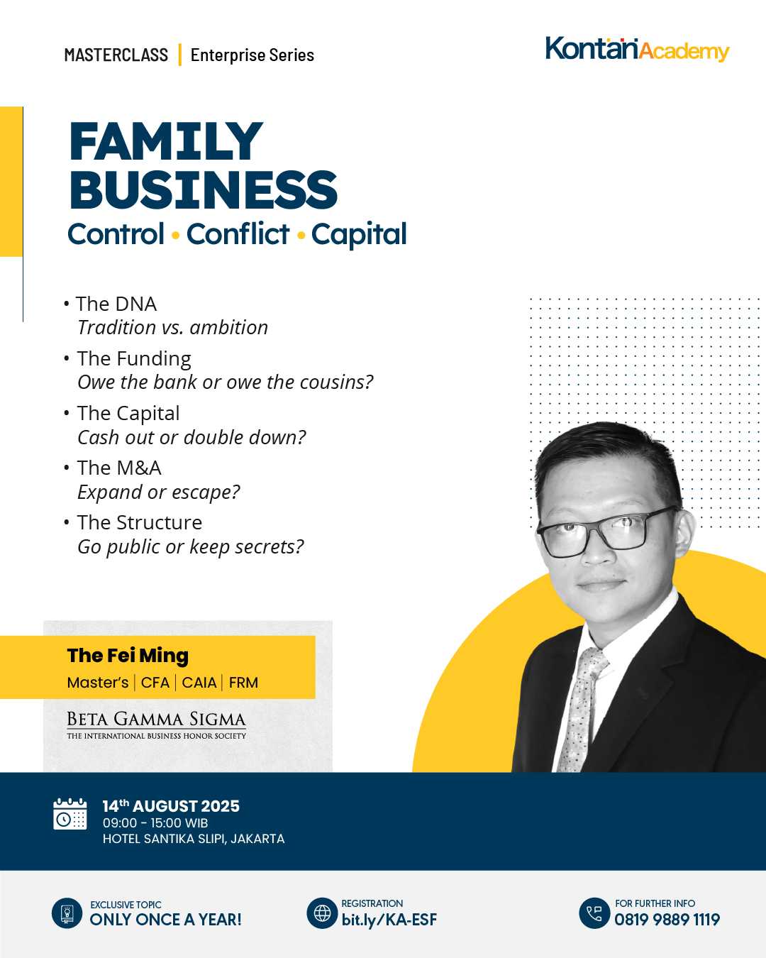 Masterclass Enterprise Series : Family Business