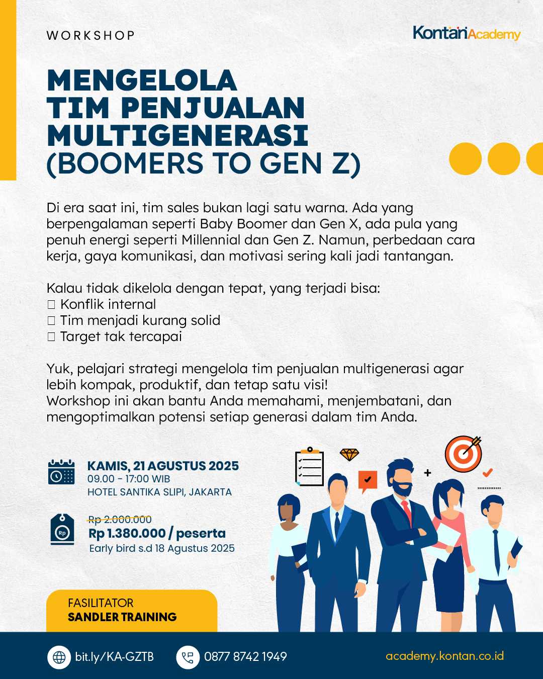 Mengelola Tim Penjualan Multigenerasi (Boomers to Gen Z)