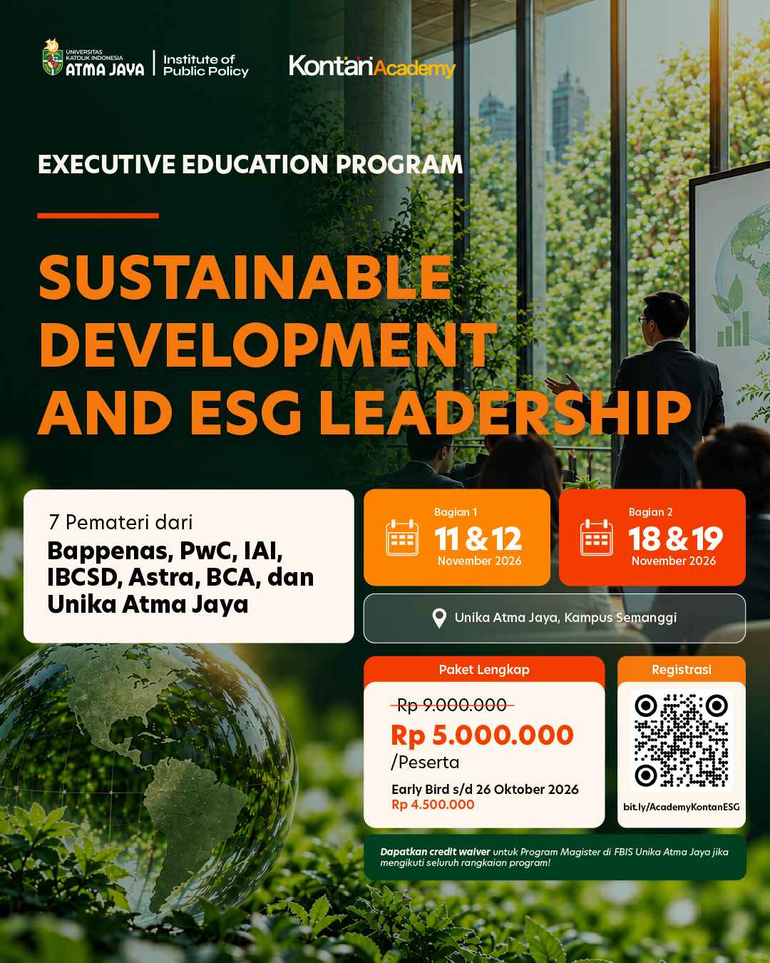 [Executive Education Program] Sustainable Development and ESG Leadership