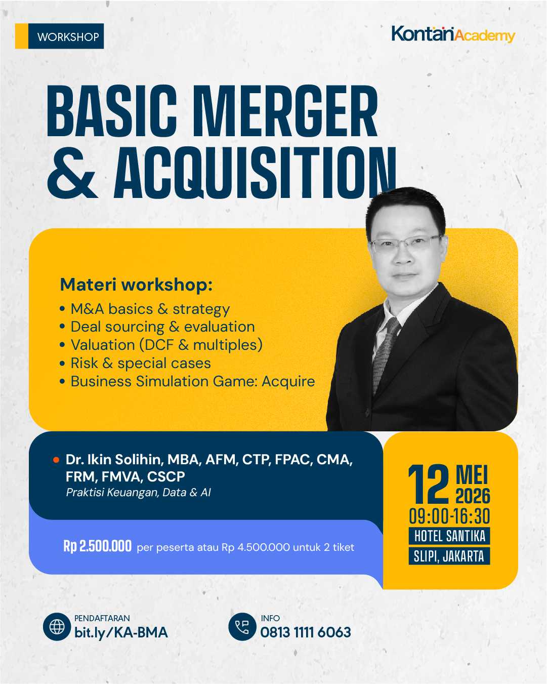 [Intensive Workshop] Basic Merger & Acquisition