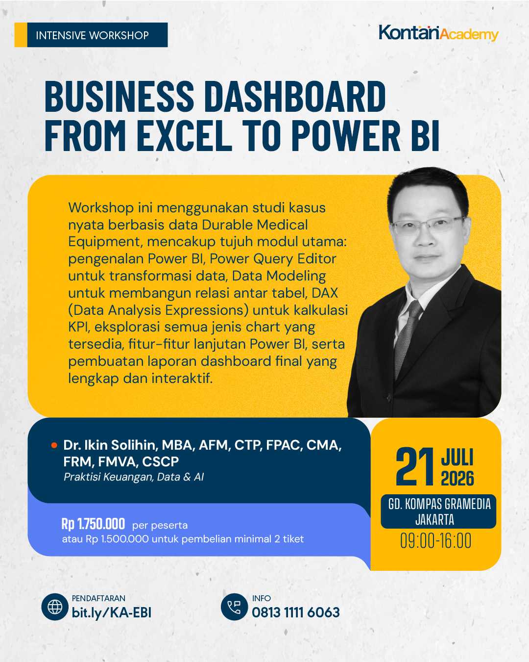 [Intensive Workshop] Business Dashboard, From Excel to Power BI