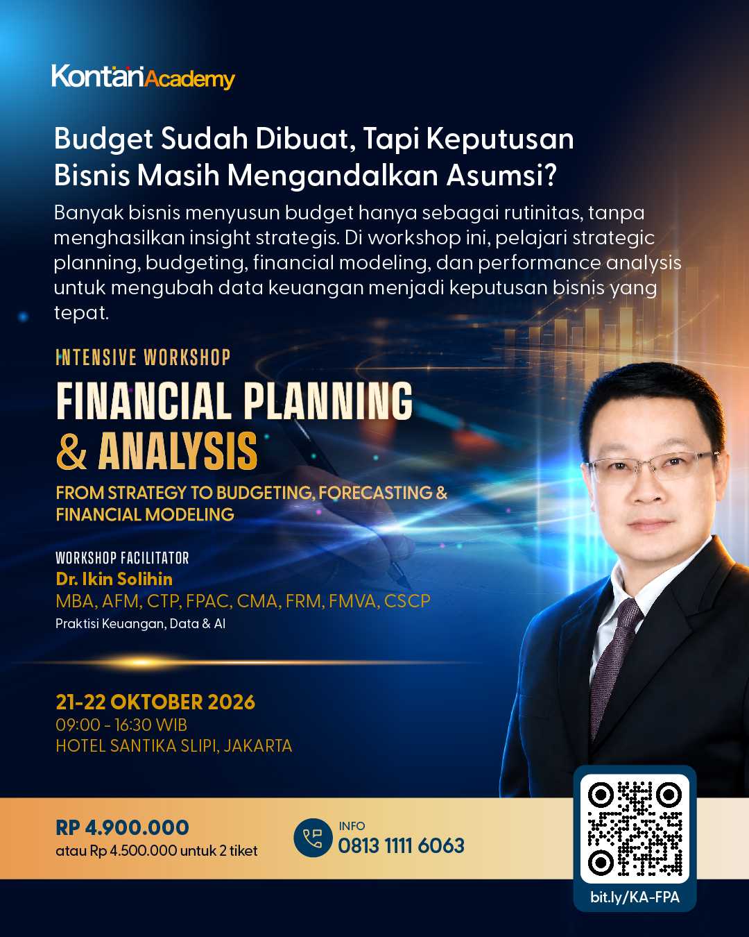 [Intensive Workshop] Financial Planning & Analysis (FP&A) - From Strategy to Budgeting, Forecasting & Financial Modeling