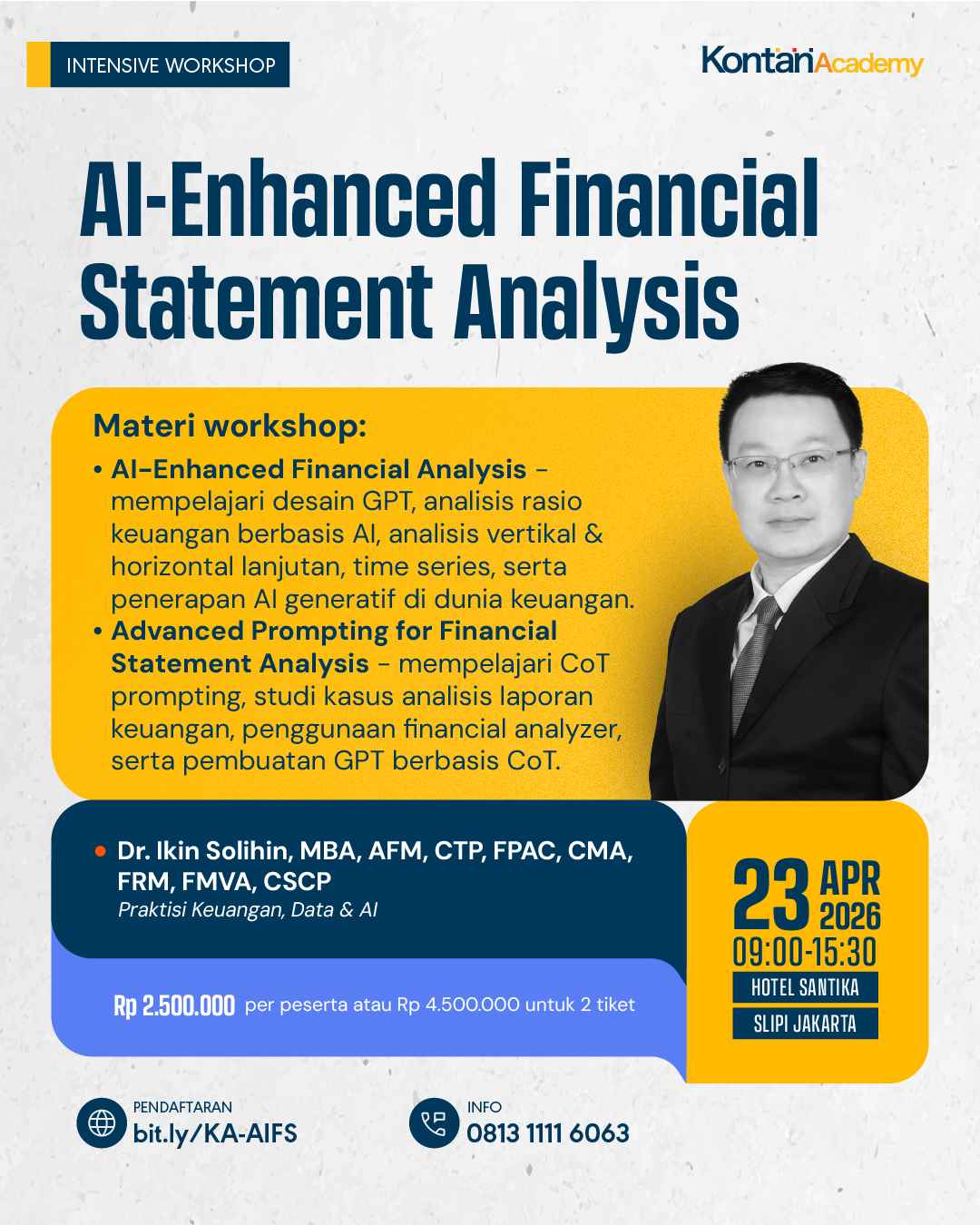 [Intensive Workshop] AI-Enhanced Financial Statement Analysis