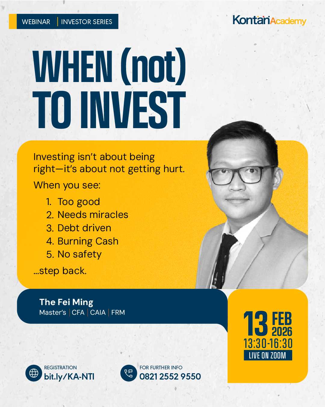 When (Not) to Invest