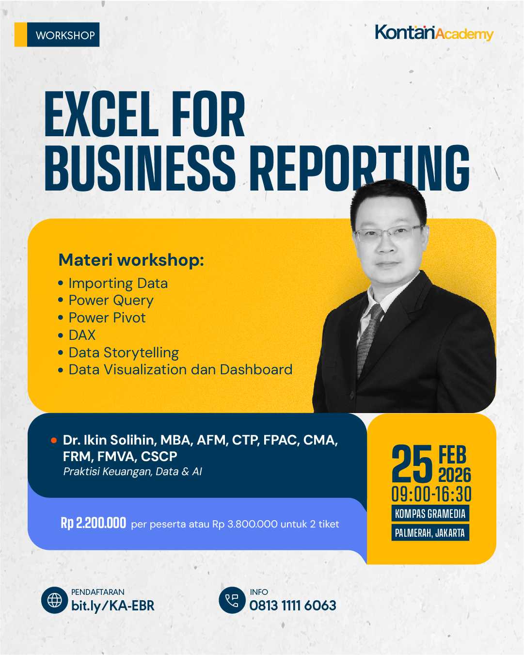 [Intensive Workshop] Excel for Business Reporting