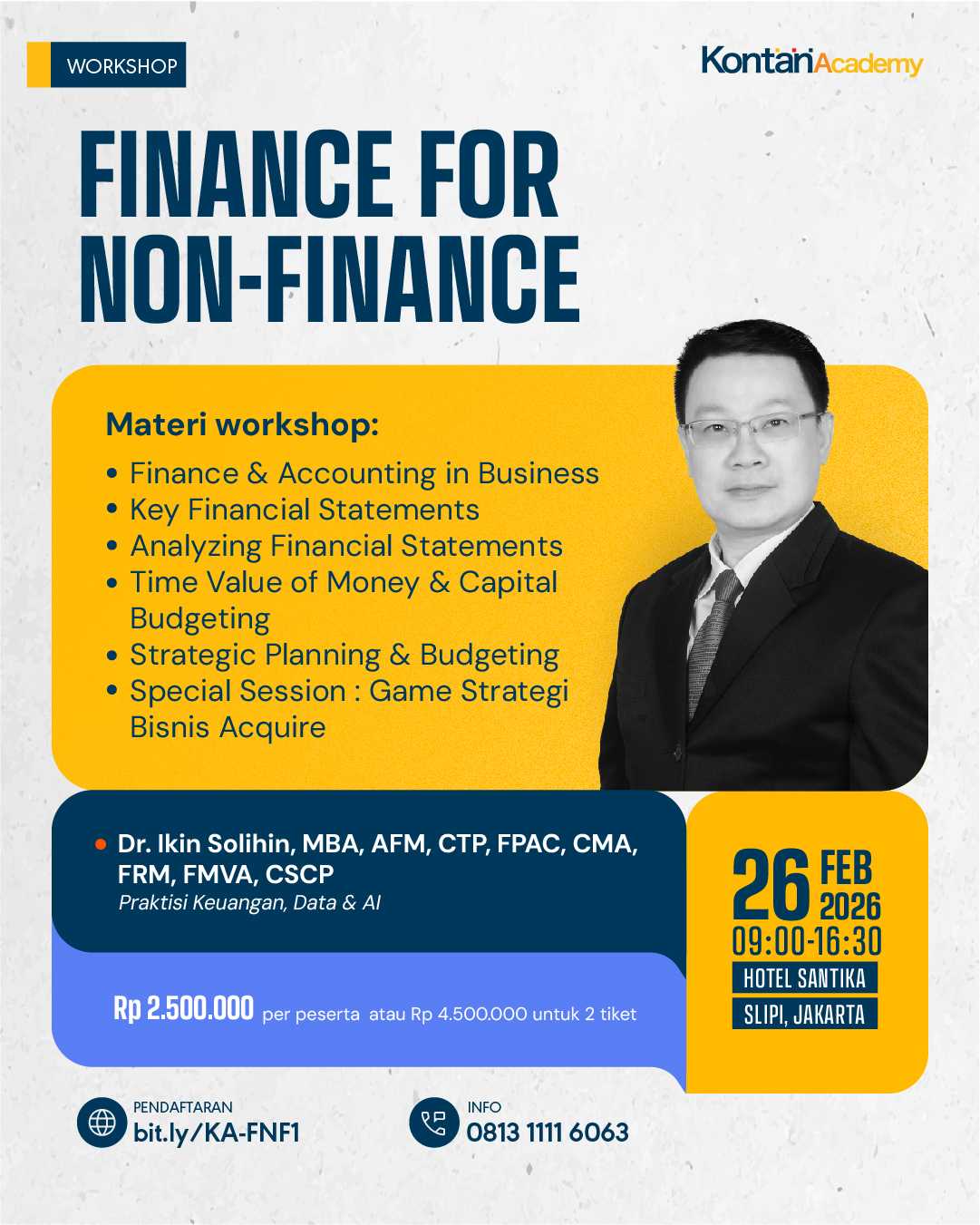 [Intensive Workshop] Finance for Non-Finance
