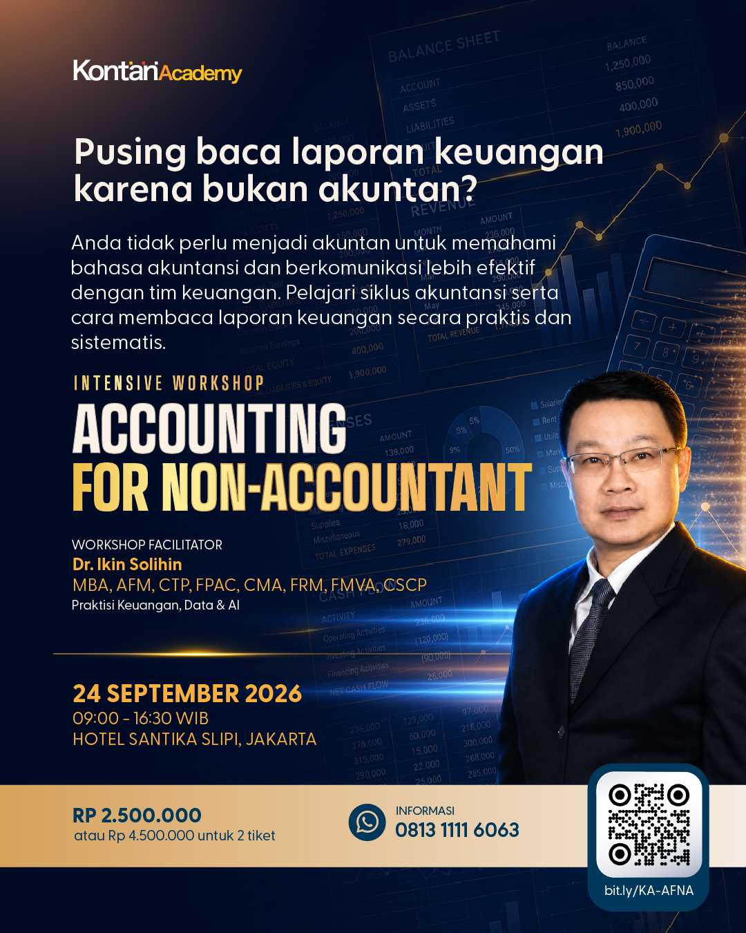 [Intensive Workshop] Accounting for Non-Accountant: Memahami Siklus Akuntansi & Laporan Keuangan