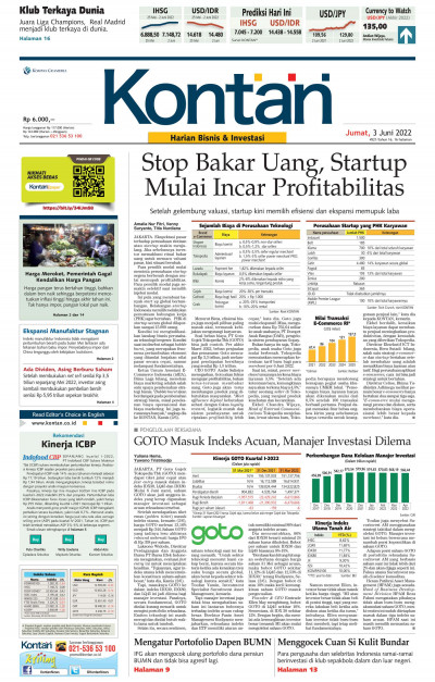 Kontan Harian - 03 Juni 2022