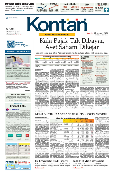 Kontan Harian - 15 Januari 2026