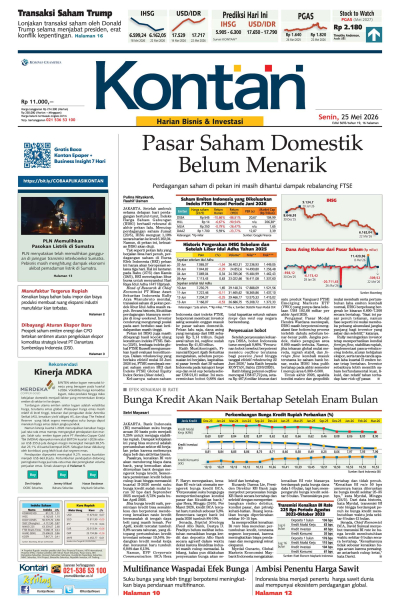 Kontan Harian - 25 Mei 2026