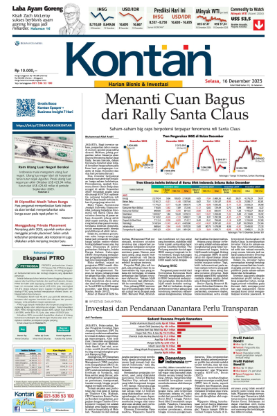 Kontan Harian - 16 Desember 2025
