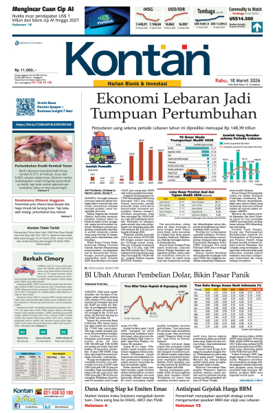 Kontan Harian - 18 Maret 2026