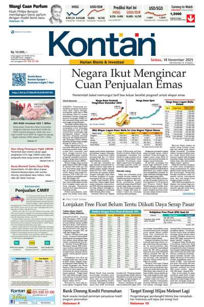 Kontan Harian - 18 November 2025