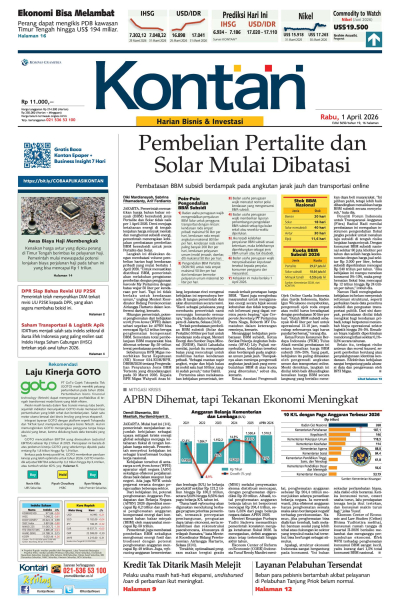 Kontan Harian - 01 April 2026