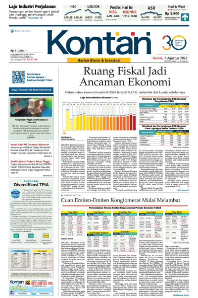 Kontan Harian - 06 Agustus 2026