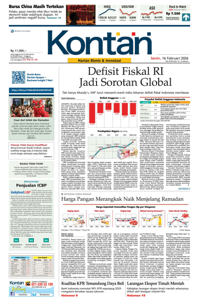 Kontan Harian - 16 Februari 2026