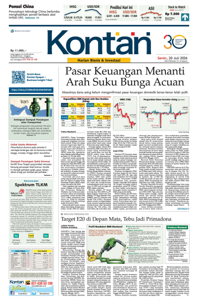 Kontan Harian - 20 Juli 2026