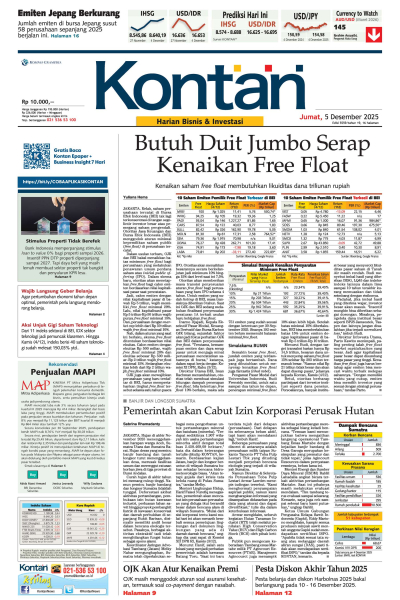 Kontan Harian - 05 Desember 2025