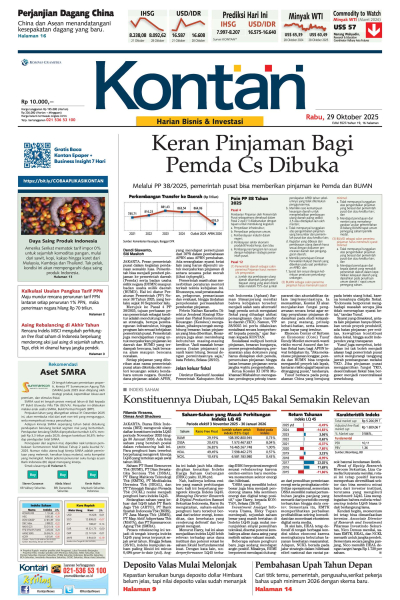 Kontan Harian - 29 Oktober 2025