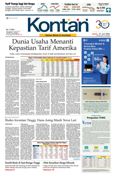 Kontan Harian - 27 Juli 2026