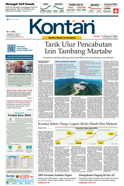 Kontan Harian - 13 Februari 2026