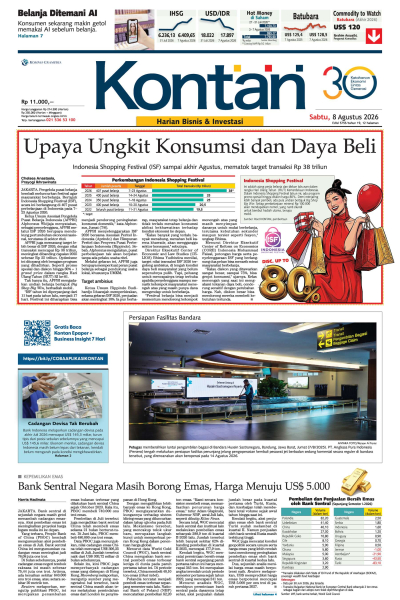Kontan Harian - 08 Agustus 2026