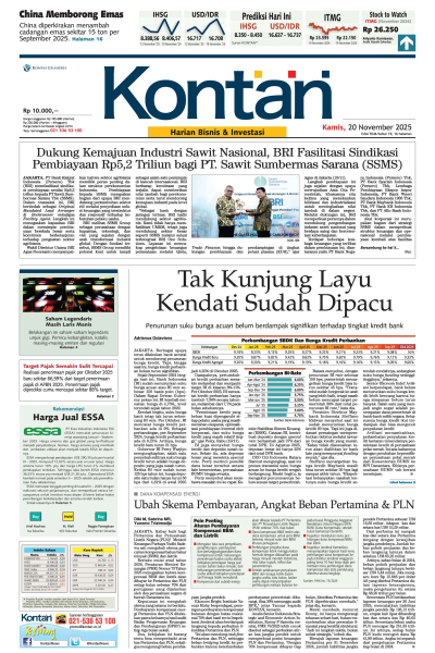 Kontan Harian - 20 November 2025