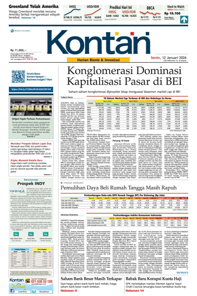 Kontan Harian - 12 Januari 2026